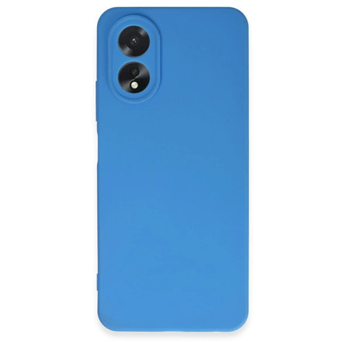 Oppo A38 Kılıf First Silikon - Mavi