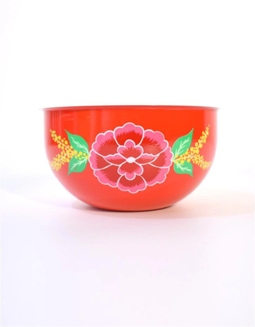 Kase Kırmızı Çiçek (24 Cm)