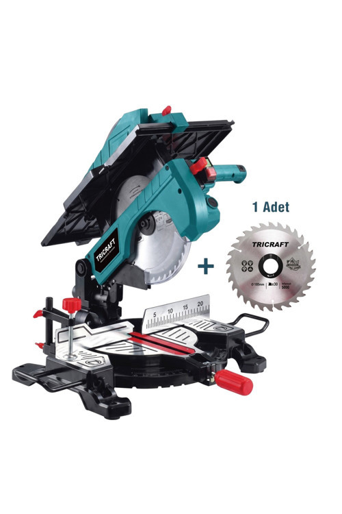 2000W Tablalı Gönye Kesme Makinesi 255 Mm Ahşap Kesim Lazerli Profesyonel