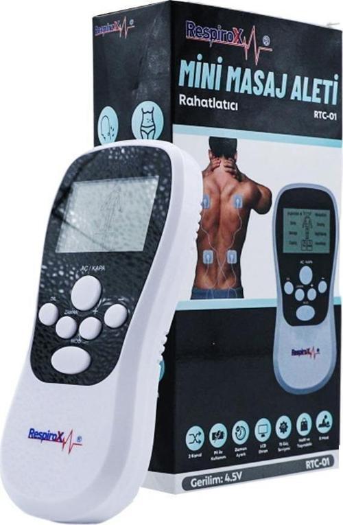 Rtc-01 Pilli Masaj Aleti Tens Cihazı 4 Pedli