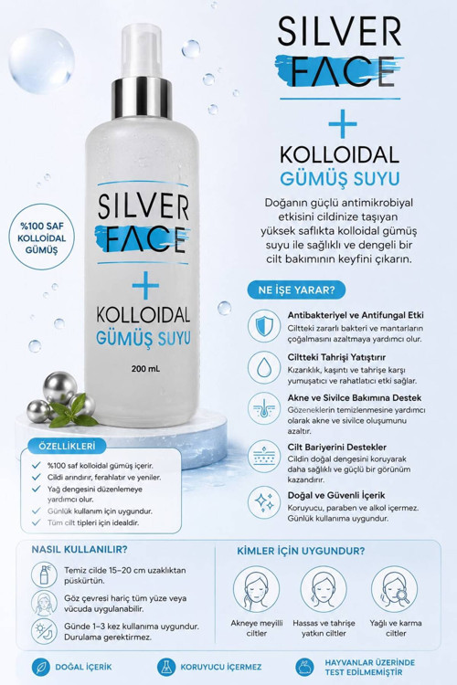 Kolloidal Gümüş Suyu 200 Ml