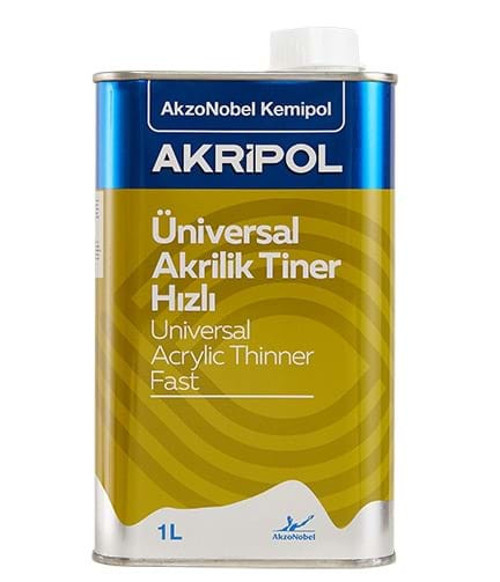 Akripol Unıversal Akrilik Tiner yavaş Fast 1 lt