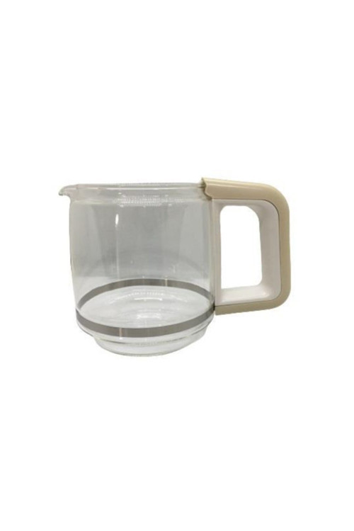 Mytea Çay Makinesi Cam Demlik (KREM/BEYAZ) (KAPAKSIZDIR)