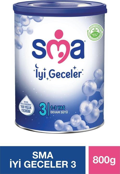 İyi Geceler 3 1-3 Yaş Devam Sütü 800  gr