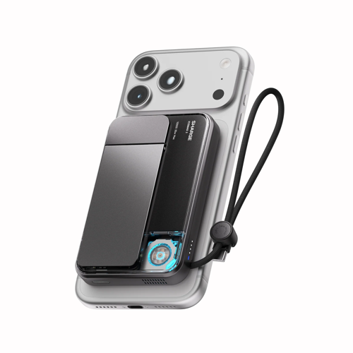 Icemag 3 Soğutucu Fanlı Standlı 10000 mAh Qi2 25W MagSafe Uyumlu Şeffaf Powerbank Dahili Kablolu Hızlı Şarj Cihazı