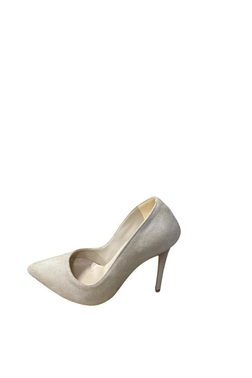 Kadın Süet İnce Topuk Stiletto