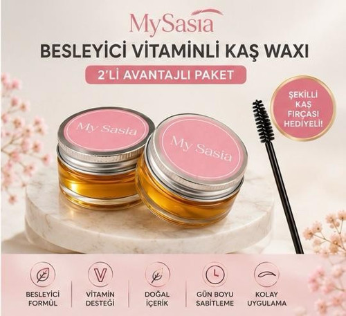 MY SASIA KAŞ WAXI 2'Lİ SET