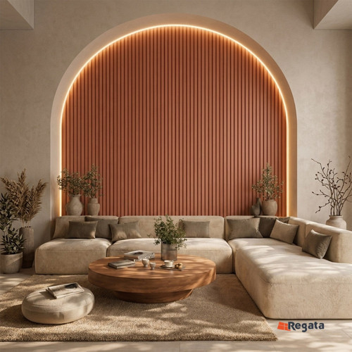 Regata Soft Touch Kiremit LB 3783 Dekoratif Lambiri Duvar Paneli