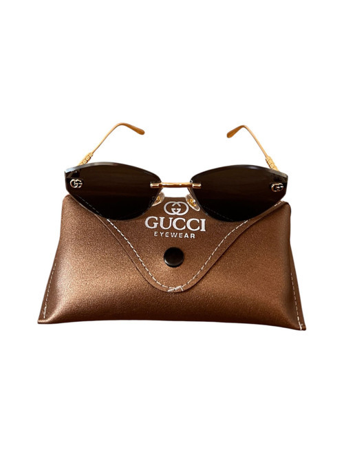 GUCCİ SİYAH CAM ÇERÇEVESİZ YENİ SEZON KADIN GÜNEŞ GÖZLÜĞÜ