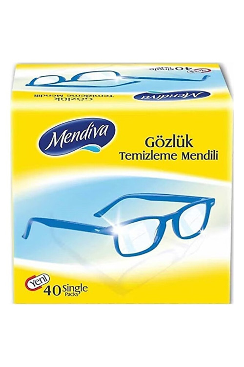 Gözlük Temizleme Mendili 40lı Gözlük Temizleme Bezi40 Adet