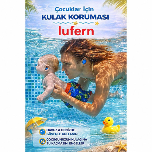 Esnek Yumuşak Silikon Kulak Tıkacı 6'lı Özel Kutulu Su Geçirmez ve Gürültü Önleyici Uyku Havuz Deniz