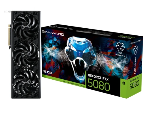 GAINWARD GeForce RTX 5080 Python III 16GB GDDR7 256Bit Gaming (Oyuncu) Ekran Kartı (NE75080019T2-GB2035T)