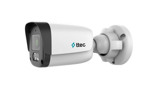 Ttec IPBP-4330M-M/SL-Lite 4mp 2.8mm Sabit Lens Dahili Sesli Gece Renkli IR Bullet IP Kamera Sadece PoE İle Çalışır