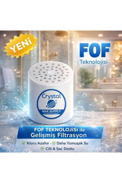 Crystal 15 Aşamalı Duş Filtrenin Yedek Kartuşu