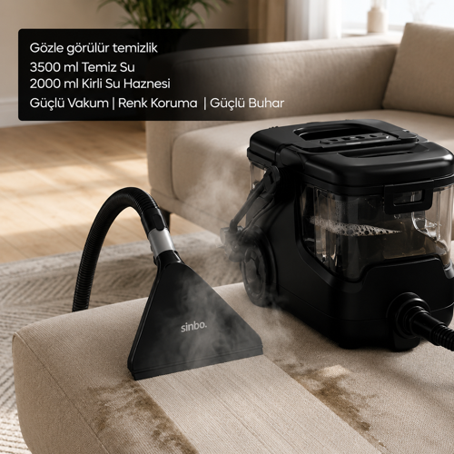 SCC-7607 Buharlı Koltuk ve Halı Yıkama Makinesi Derinle