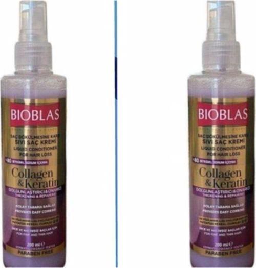 Sıvı Saç Kremi 200 Ml Kolajen & Keratin (2 Adet)