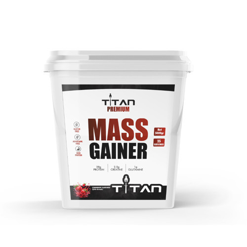 Premium MassGainer 5000 Gr-Çilek-Aroma