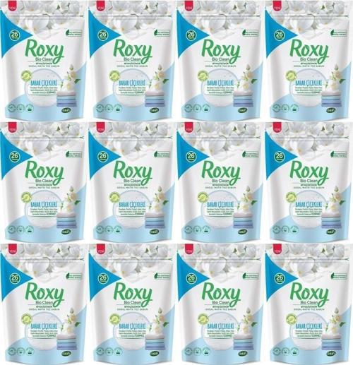 Roxy Bio Clean Matik Sabun Tozu 800gr Bahar Çiçekleri (12 Li Set) (312 Yıkama)