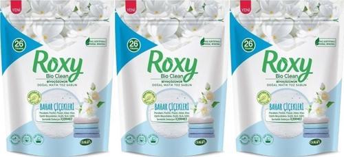 Roxy Bio Clean Matik Sabun Tozu 800gr Bahar Çiçekleri (3 Lü Set) (78 Yıkama)