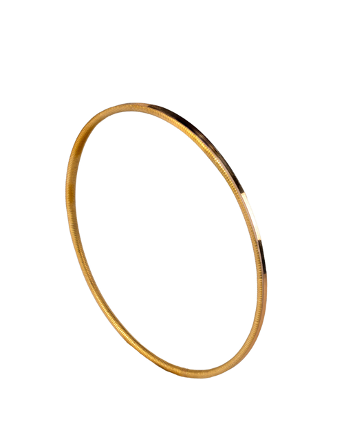 ALTIN 20 GRAM İŞÇİLİKSİZ OLUKLU AJDA YATIRIMLIK BİLEZİK