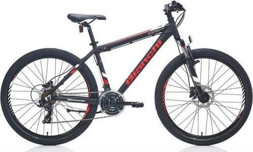 BIANCHI ASPID 46 ERKEK DAĞ BİSİKLETİ 381H HD 26 JANT 21 VİTES MAT SİYAH KIRMIZI BEYAZ