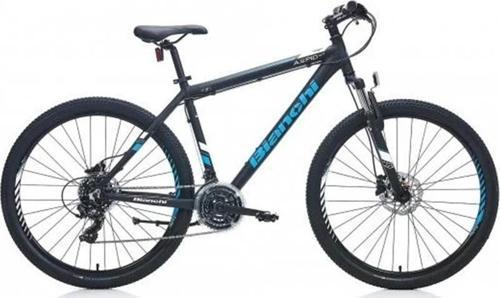 BIANCHI ASPID 49 ERKEK DAĞ BİSİKLETİ 480H HD 29 JANT 21 VİTES MAT SİYAH MAVİ BEYAZ