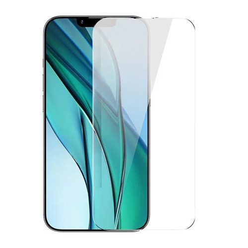 Baseus Crystal Serisi iPhone 15 Pro Full Koruma Tempered Cam Ekran Koruyucu 2 Adet Set-(5775