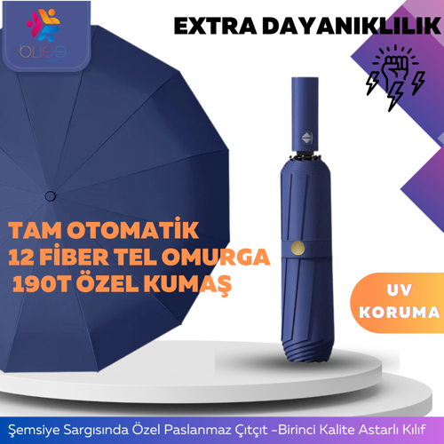 12 Telli Otomatik Şemsiye