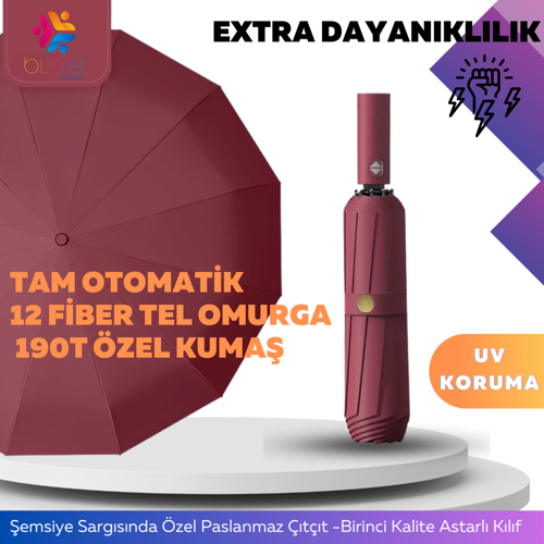 12 Telli Otomatik Şemsiye