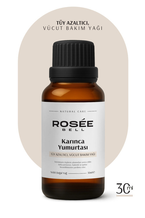 Karınca Yumurtası Yağı 30 Ml %100 Doğal – Tüy Azaltıcı, Epilasyon Sonrası Cilt Bakım Yağı