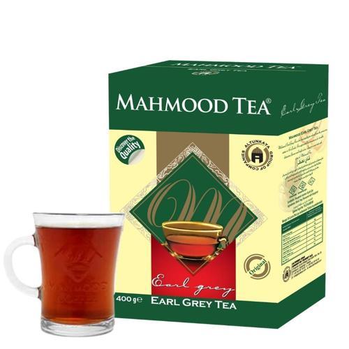 Bergamotlu Seylan Dökme Çayı Earl Grey Kutu 400 G ve Bardak
