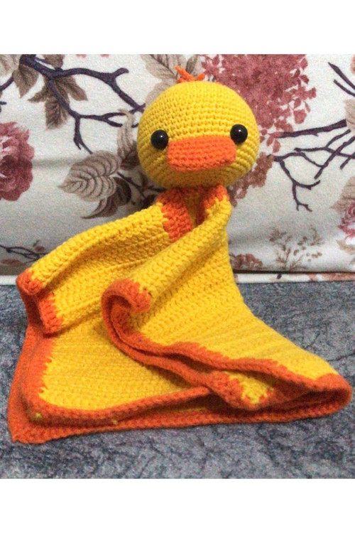 Amigurumi Uyku Arkadaşı Havuç Kafa