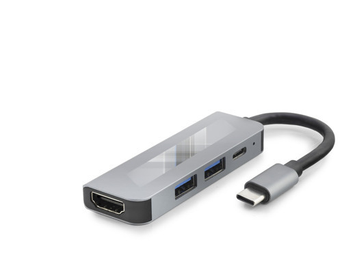 Type-C Combo Hub Hdmi 4K Usb 3.0 Pd 4 Port Gri Hdx7840