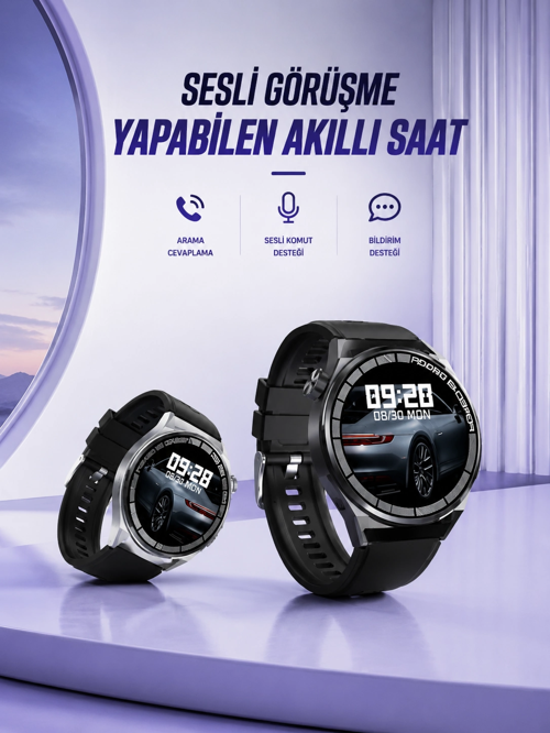 Gt8 Akıllı Sesli Görüşme Yapabilen Saat