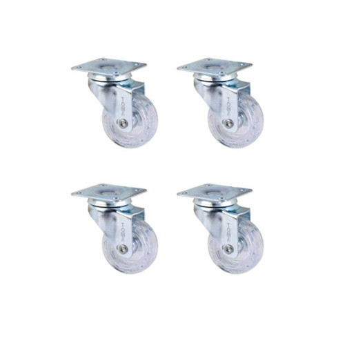 Furç Tablalı Bilyalı Teker - 20x50 - Şeffaf HKS186 - 4 Adet TG-1395 346695