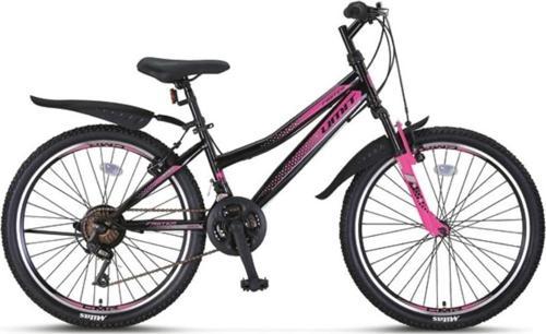 2469 FASTER KADIN DAĞ BİSİKLETİ V 24 JANT 21 VİTES SİYAH PEMBE