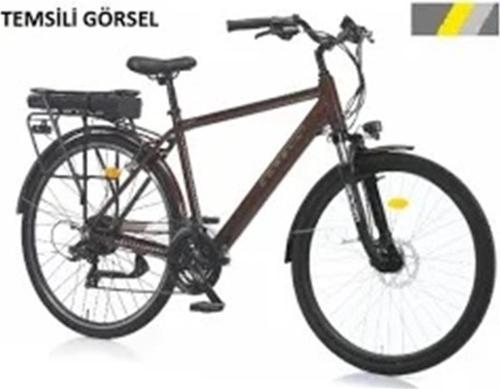 ACERO ELEKTRİKLİ ERKEK ŞEHİR BİSİKLETİ 49CM MD 28 JANT 21 VİTES METALLIC GREY