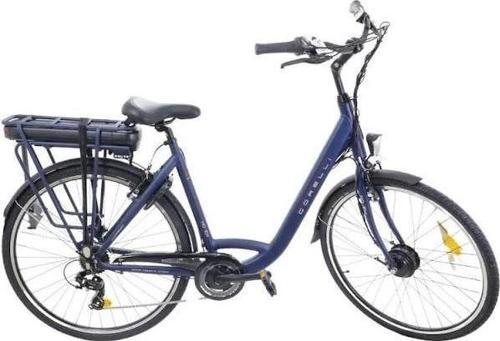 MOVEN ELEKTRİKLİ KADIN ŞEHİR BİSİKLET 51CM V 28 JANT 7 VİTES MAVİ