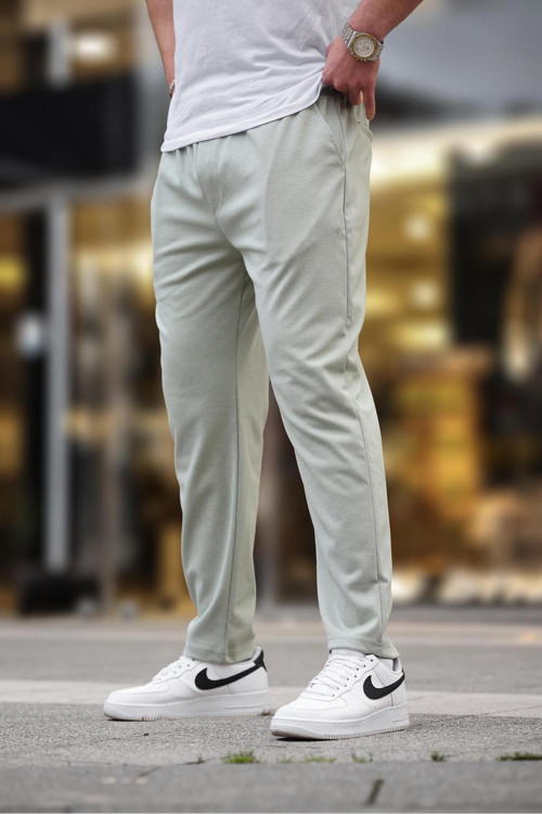 Çağla Yeşili Düz Paça Erkek Pantolon E6556