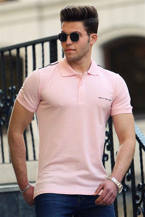 Pudra Erkek Polo Yaka Tişört 4558