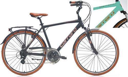 ELITE 804 ERKEK ŞEHİR BİSİKLETİ 480H V 28 JANT 24 VİTES MAT TURKUAZ KAHVE BAKIR