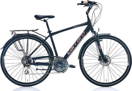 ELITE 806 ERKEK ŞEHİR BİSİKLETİ 480H HD 28 JANT 24 VİTES MAT SİYAH BAKIR KREM