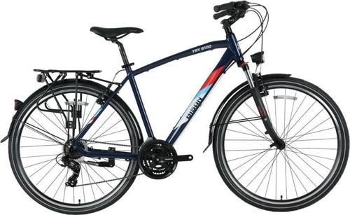 TRX 8100 CITY ERKEK ŞEHİR BİSİKLETİ 50CM V 28 JANT 21 VİTES LACİVERT YEŞİL BEYAZ