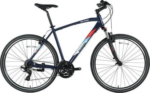 TRX 8100 ERKEK ŞEHİR BİSİKLETİ 52CM V 28 JANT 21 VİTES LACİVERT YEŞİL BEYAZ