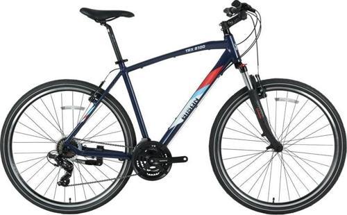 TRX 8100 ERKEK ŞEHİR BİSİKLETİ 54CM V 28 JANT 21 VİTES LACİVERT YEŞİL BEYAZ