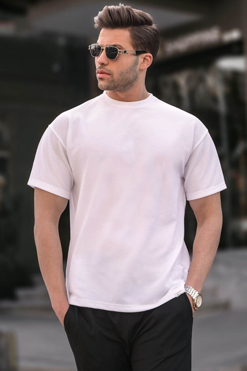 Ekru Regular Fit Basic Erkek Tişört 6099