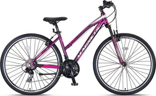 2864 MAGNETIC L BAYAN ŞEHİR BİSİKLETİ 430H V 28 JANT 21 VİTES MÜRDÜM PEMBE