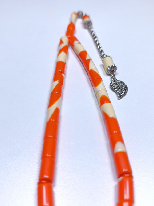 Beyzbol Topu Turuncu Tesbih (7 X 11 mm)