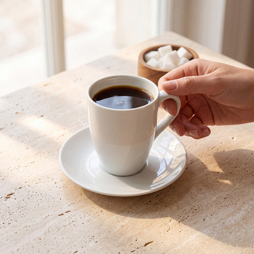 Venedik 2 Parça Tabaklı Mug Bardak