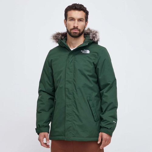Recycled Zaneck Erkek Yeşil Kapüşonlu Mont